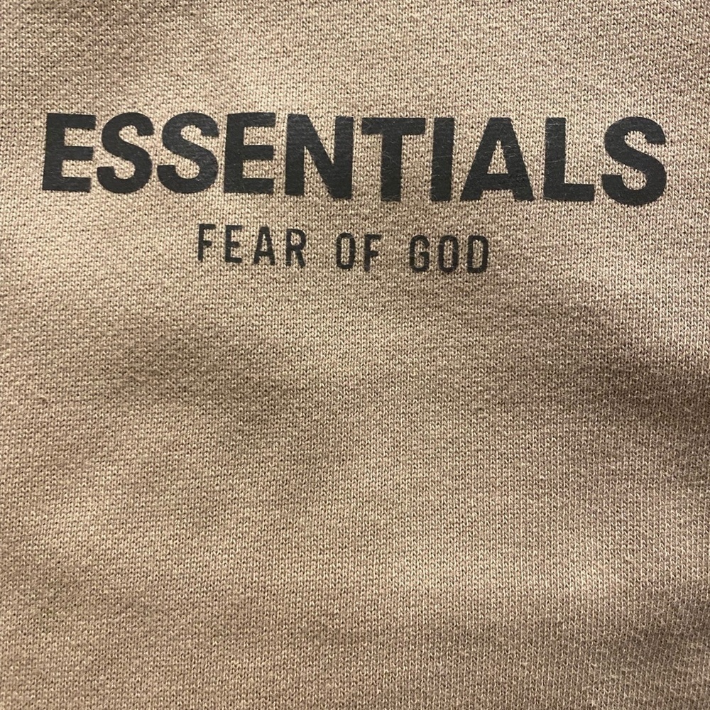 FOG-Fear Of God Essentials Sweatpants Tan - Picture 5 of 6
